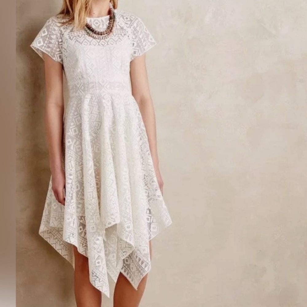 Mauve white net dress size L